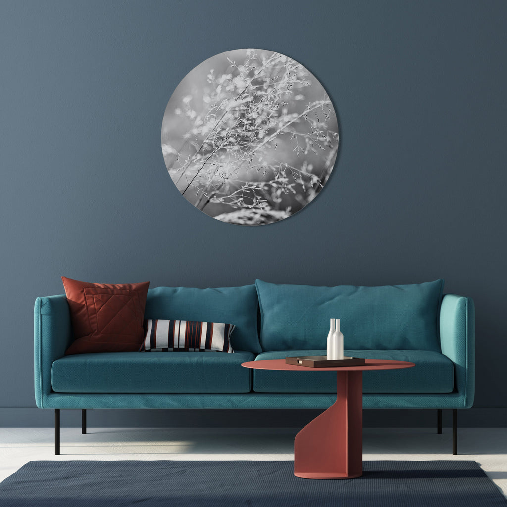 LIGHTSWEPT HARMONY Round Wall Art