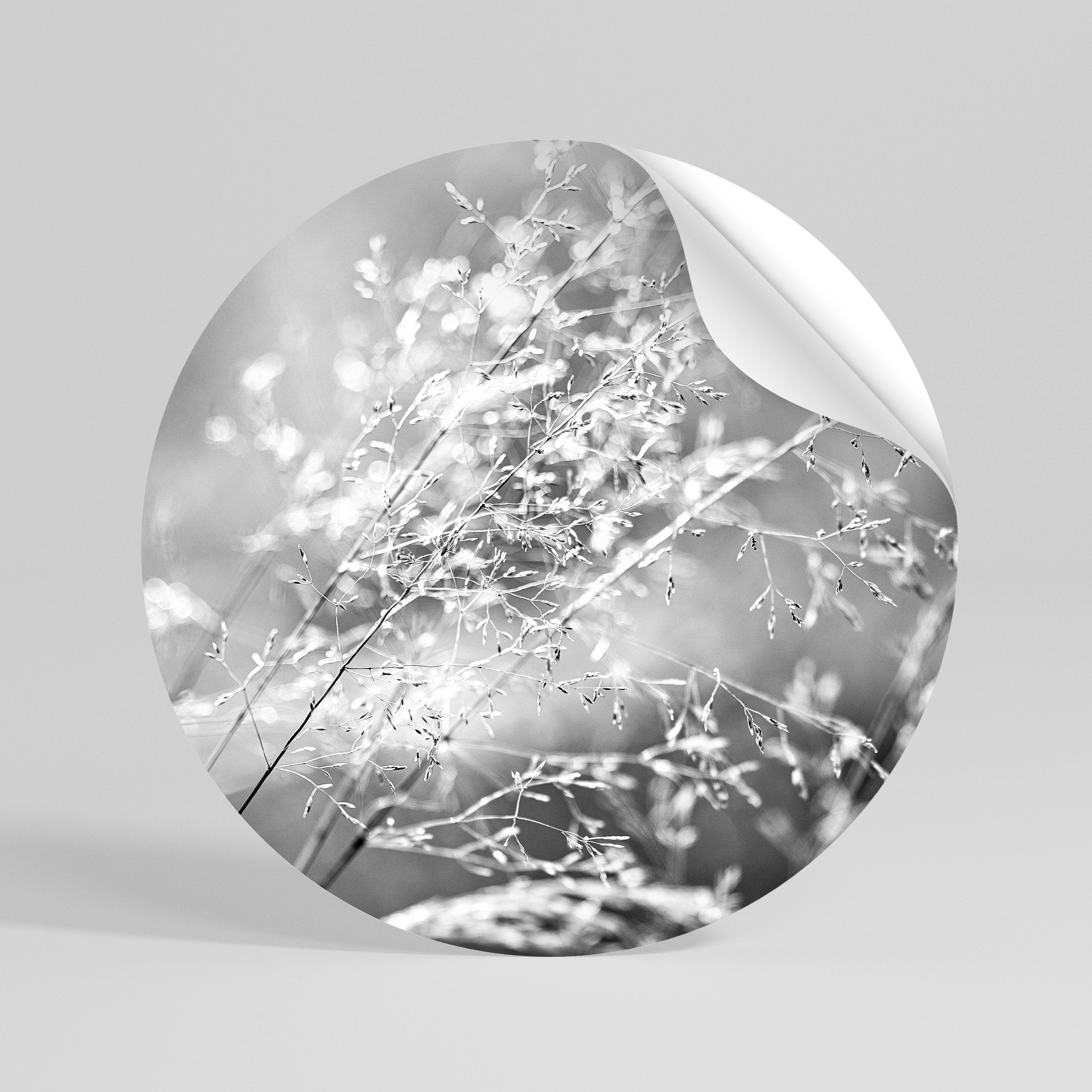 LIGHTSWEPT HARMONY Runder Wandsticker zum Abziehen und Aufkleben