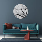 SILKEN FLIGHT Round Wall Art