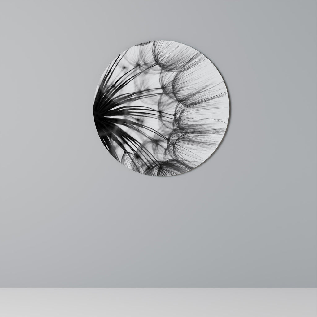 WHISPERING WILDFLOWER Round Wall Art