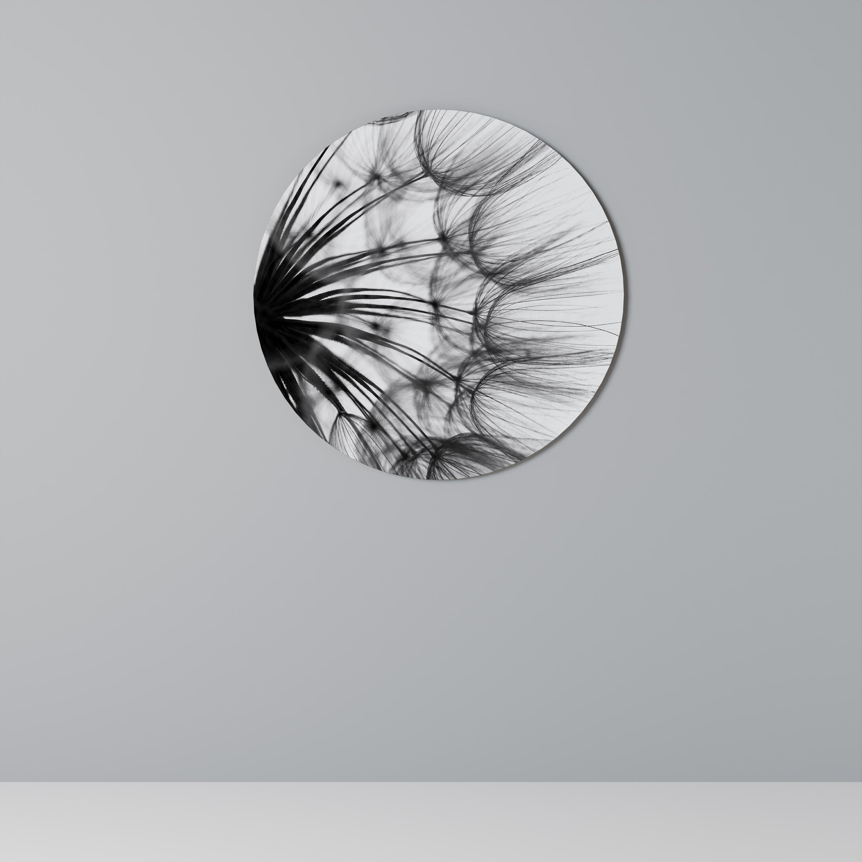 WHISPERING WILDFLOWER Runde Wanddekoration Ø 69 cm