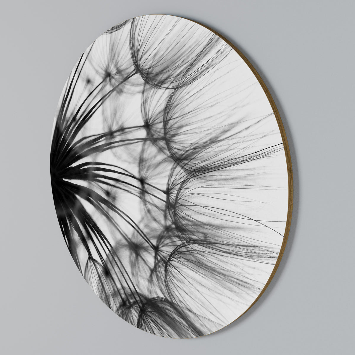 WHISPERING WILDFLOWER Rundes Wandbild