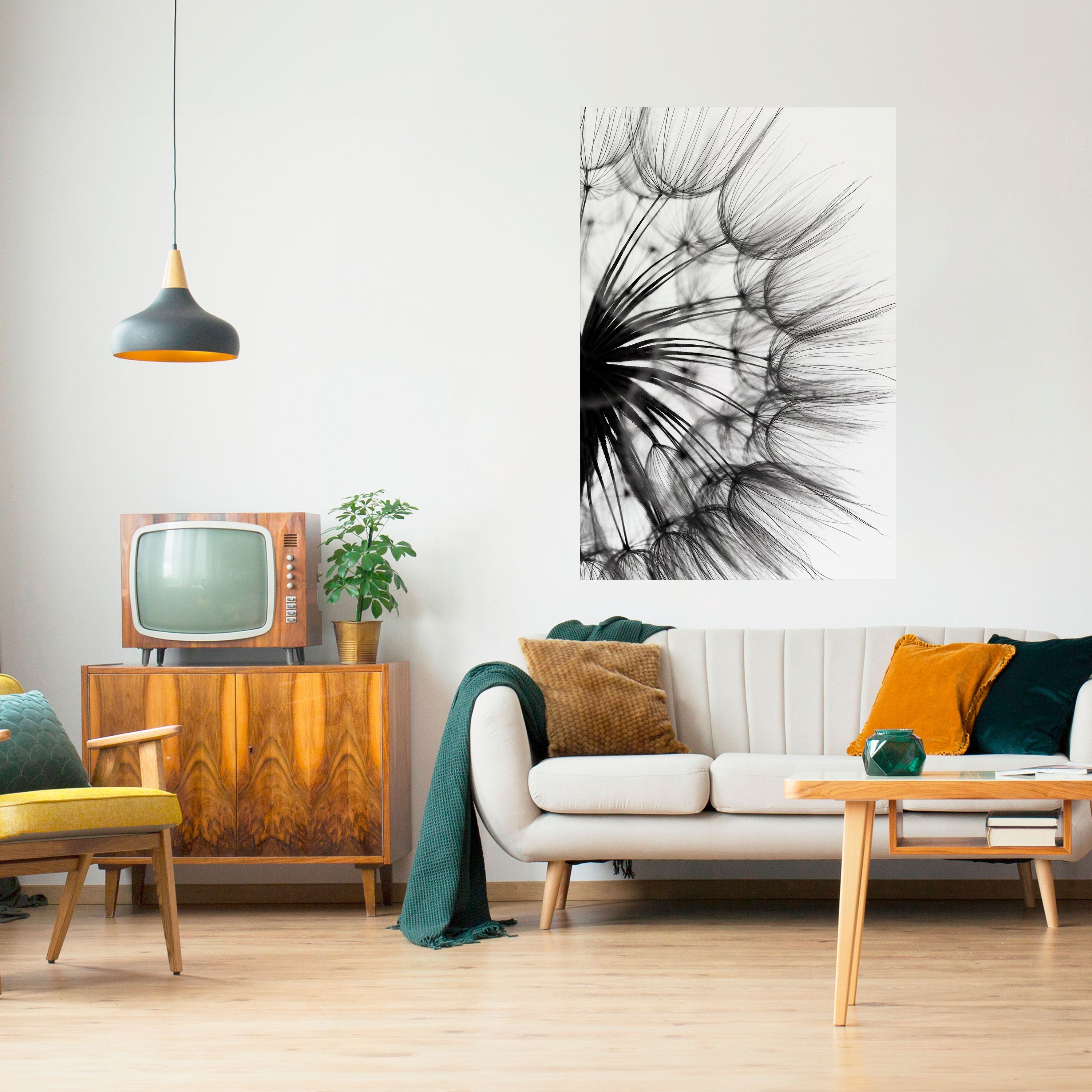 WHISPERING WILDFLOWER Vertikales Poster zum Abziehen und Aufkleben