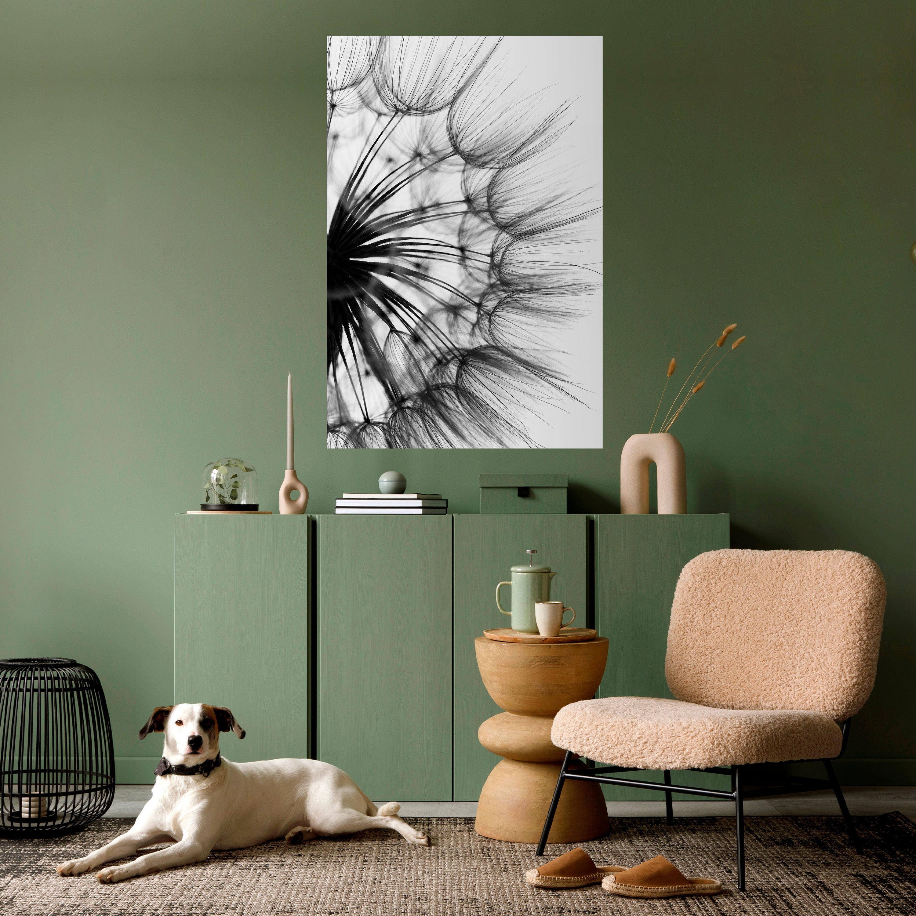 WHISPERING WILDFLOWER Vertikales Poster zum Abziehen und Aufkleben