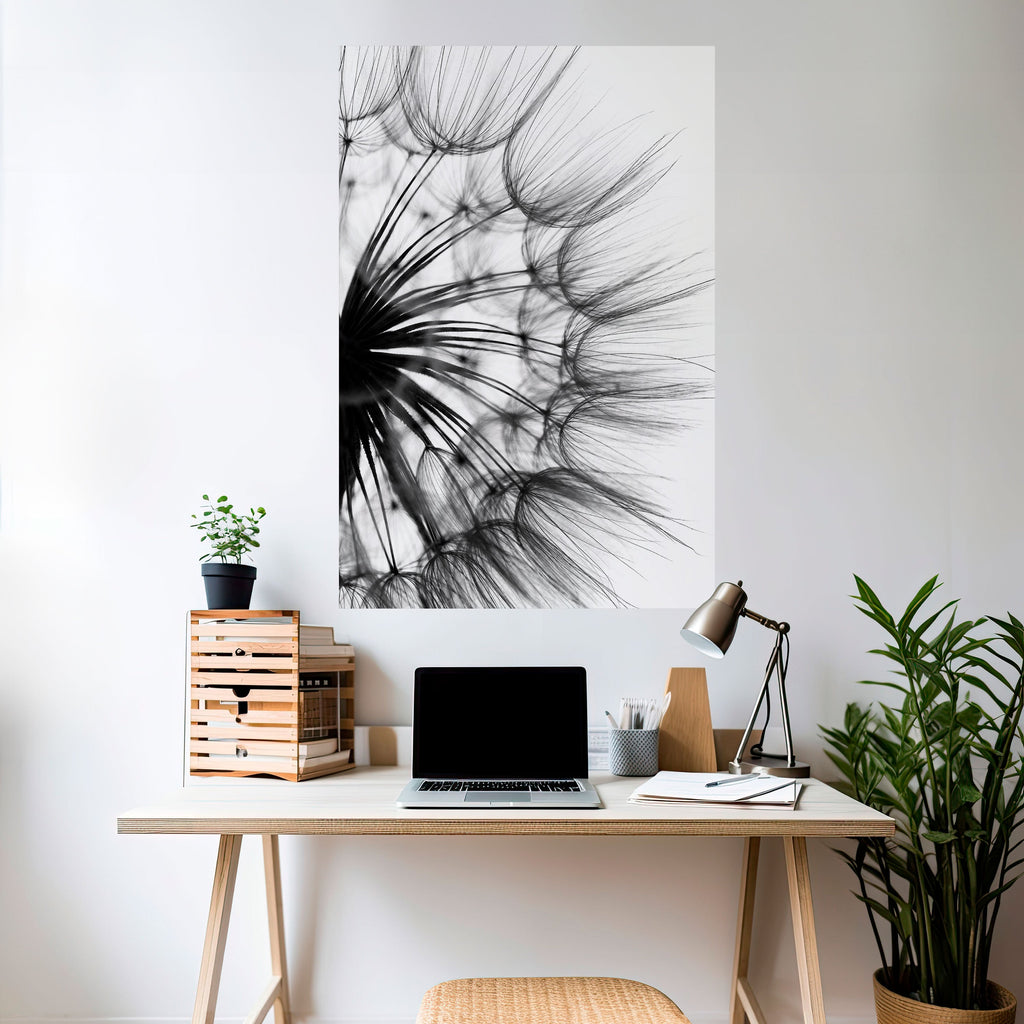 WHISPERING WILDFLOWER Vertikales Poster zum Abziehen und Aufkleben