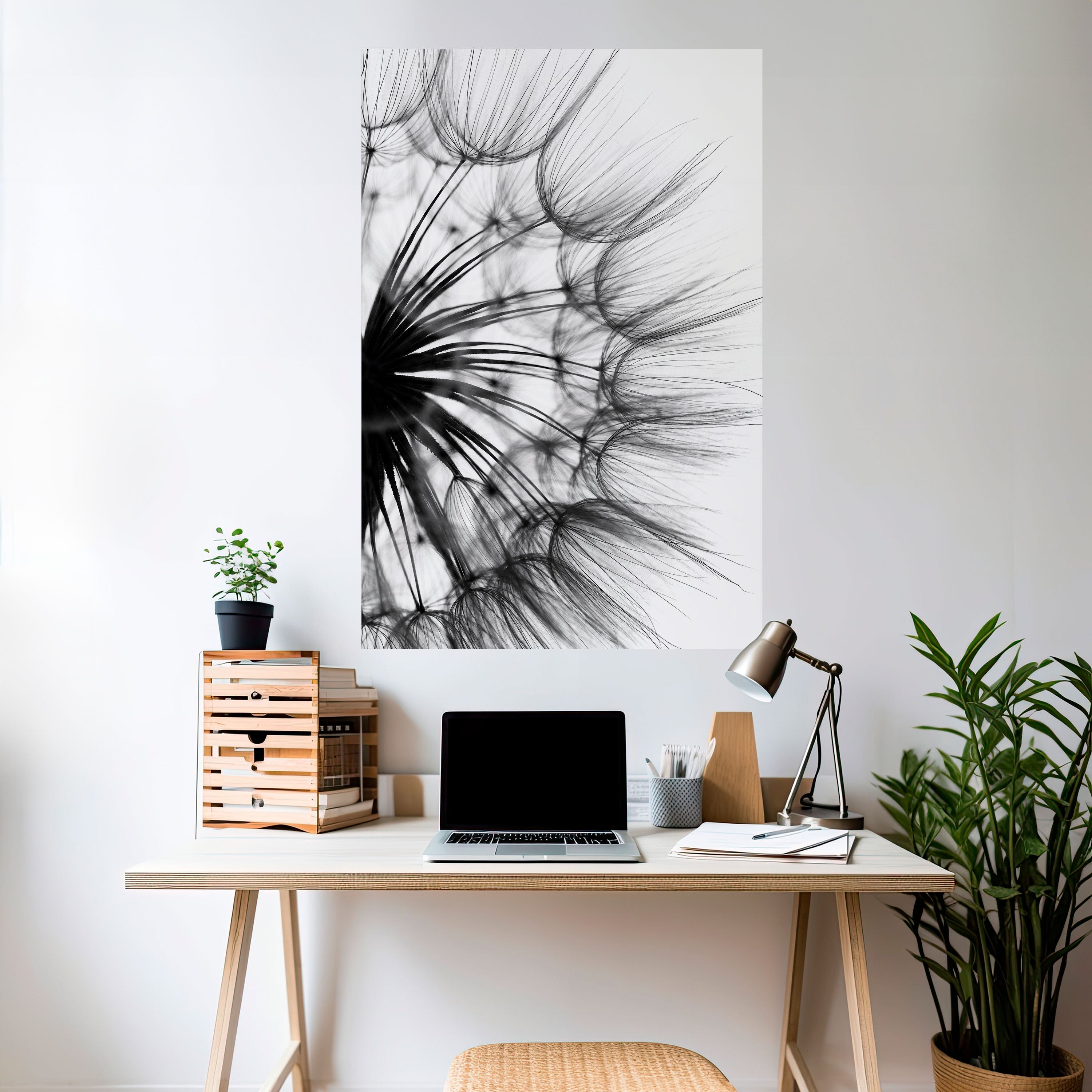 WHISPERING WILDFLOWER Vertikales Poster zum Abziehen und Aufkleben