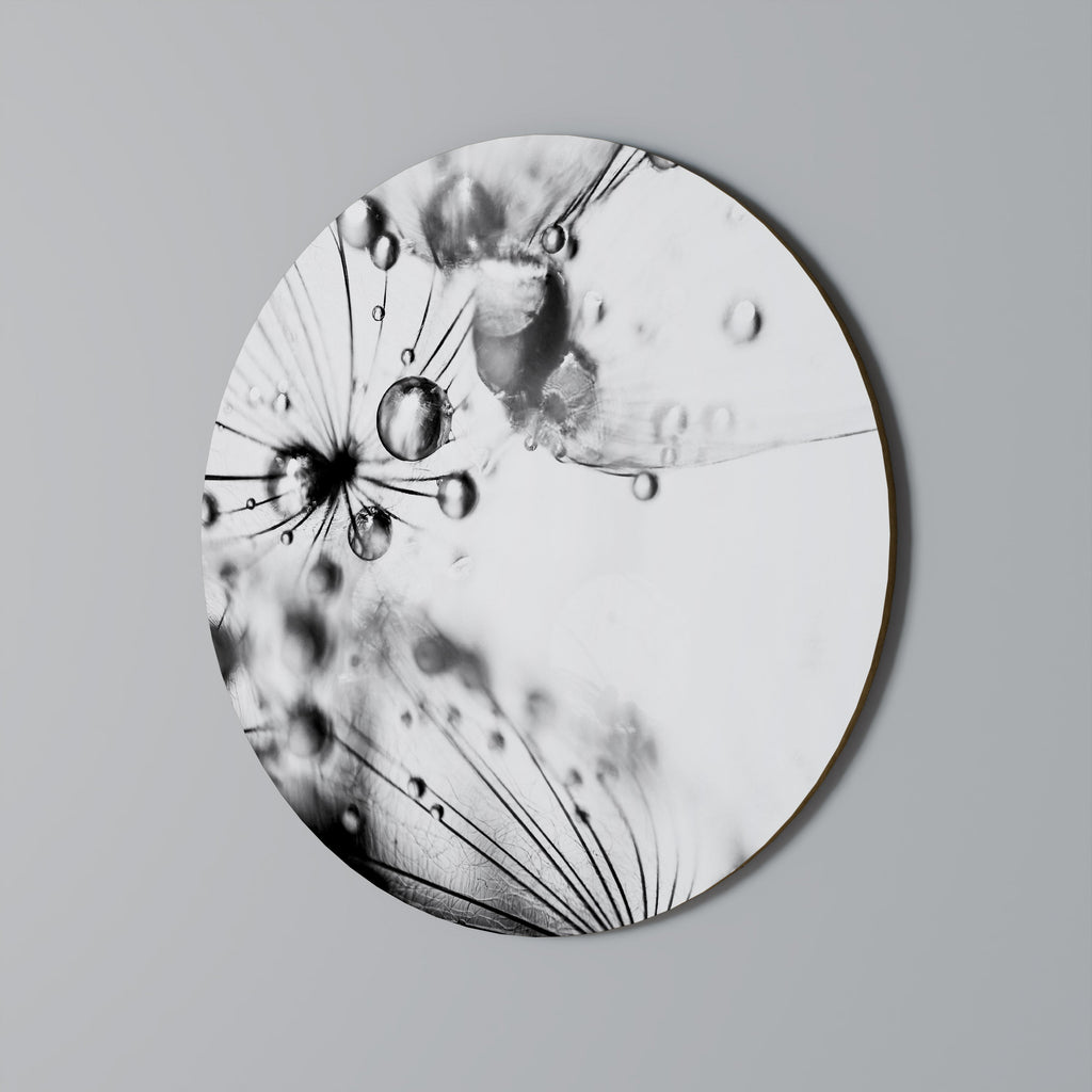 ELEGANT DROPLETS Runde Wanddekoration Ø 69 cm