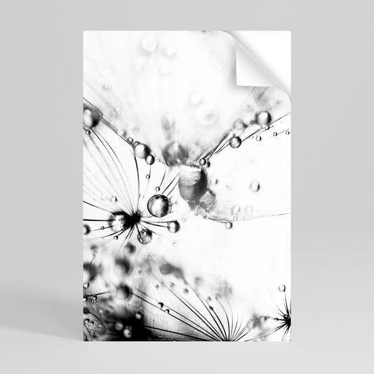 ELEGANT DROPLETS Selbstklebendes Poster - Hochformat