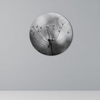 MINIMALIST BLOOM Round Wall Art