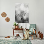 MINIMALIST BLOOM Selbstklebendes Poster - Hochformat