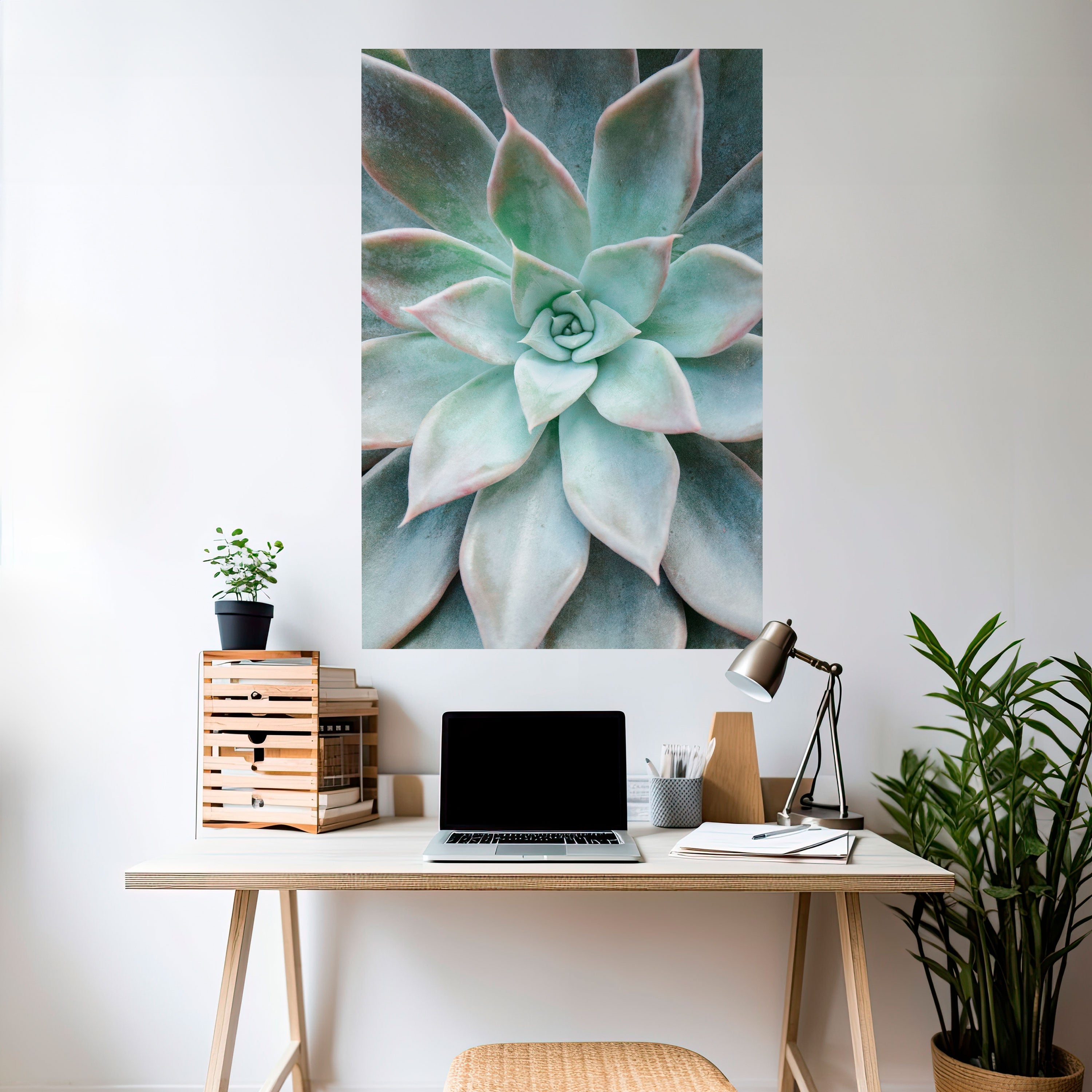 GEOMETRIC GARDEN MAGIC Vertikales Poster zum Abziehen und Aufkleben