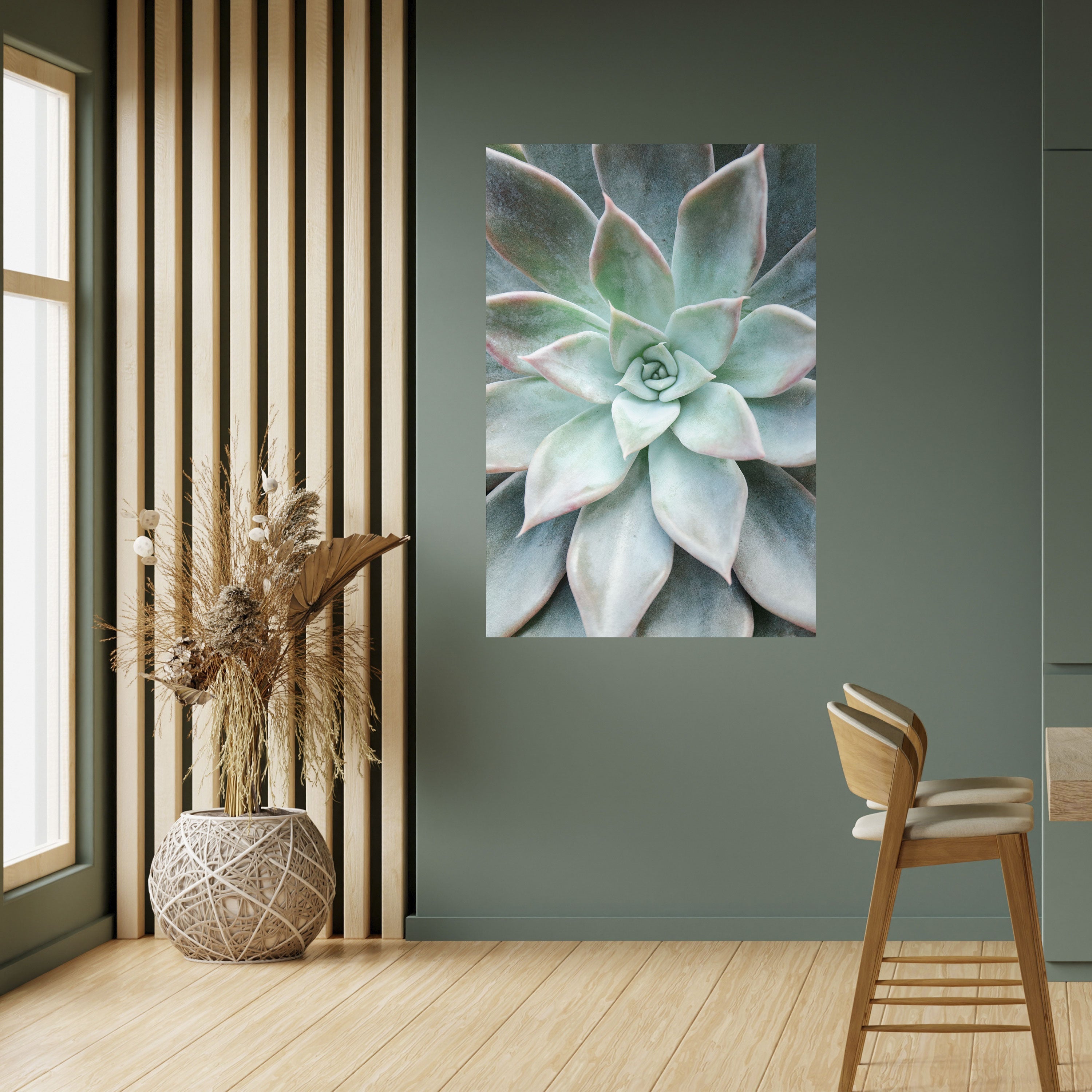 GEOMETRIC GARDEN MAGIC Vertikales Poster zum Abziehen und Aufkleben