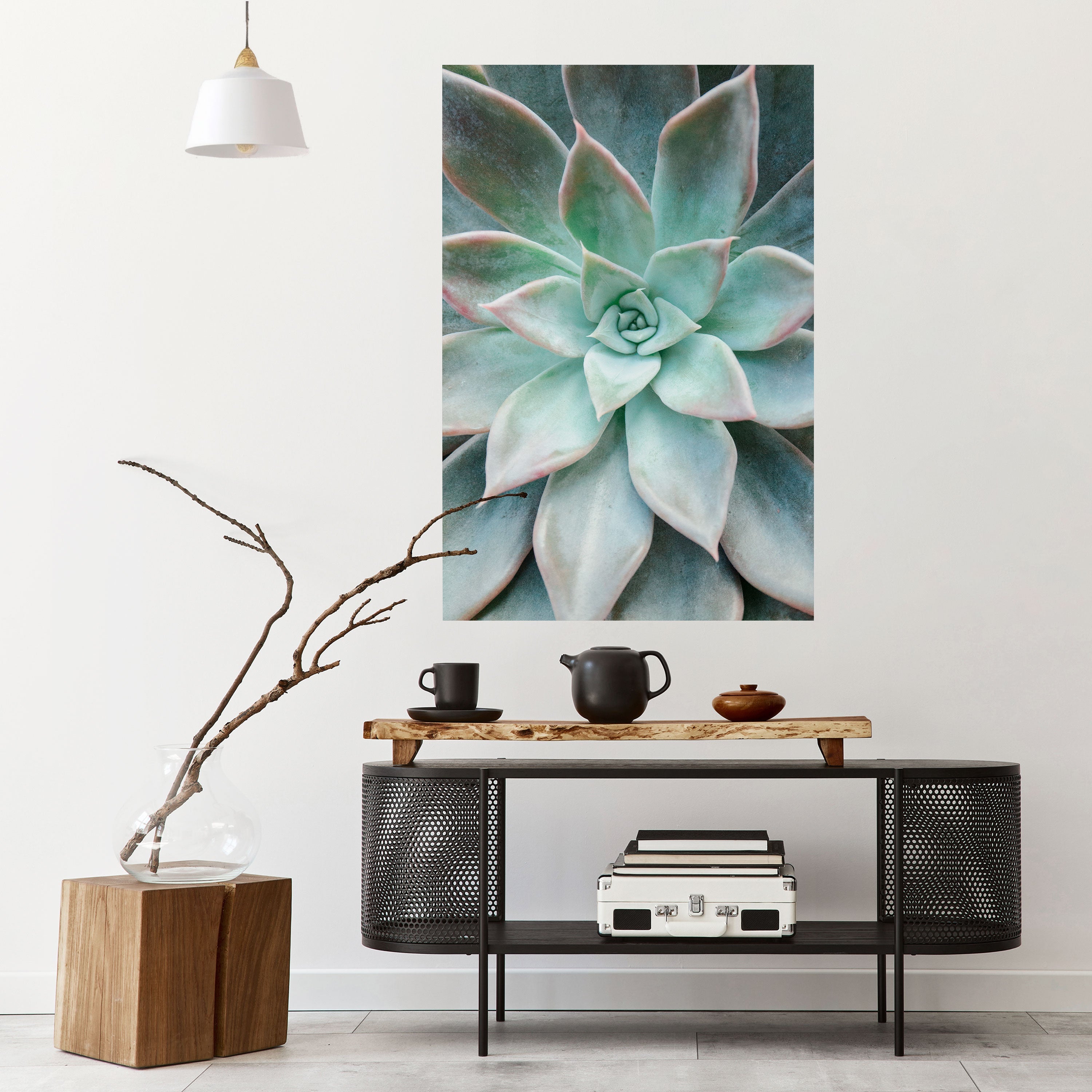 GEOMETRIC GARDEN MAGIC Vertikales Poster zum Abziehen und Aufkleben
