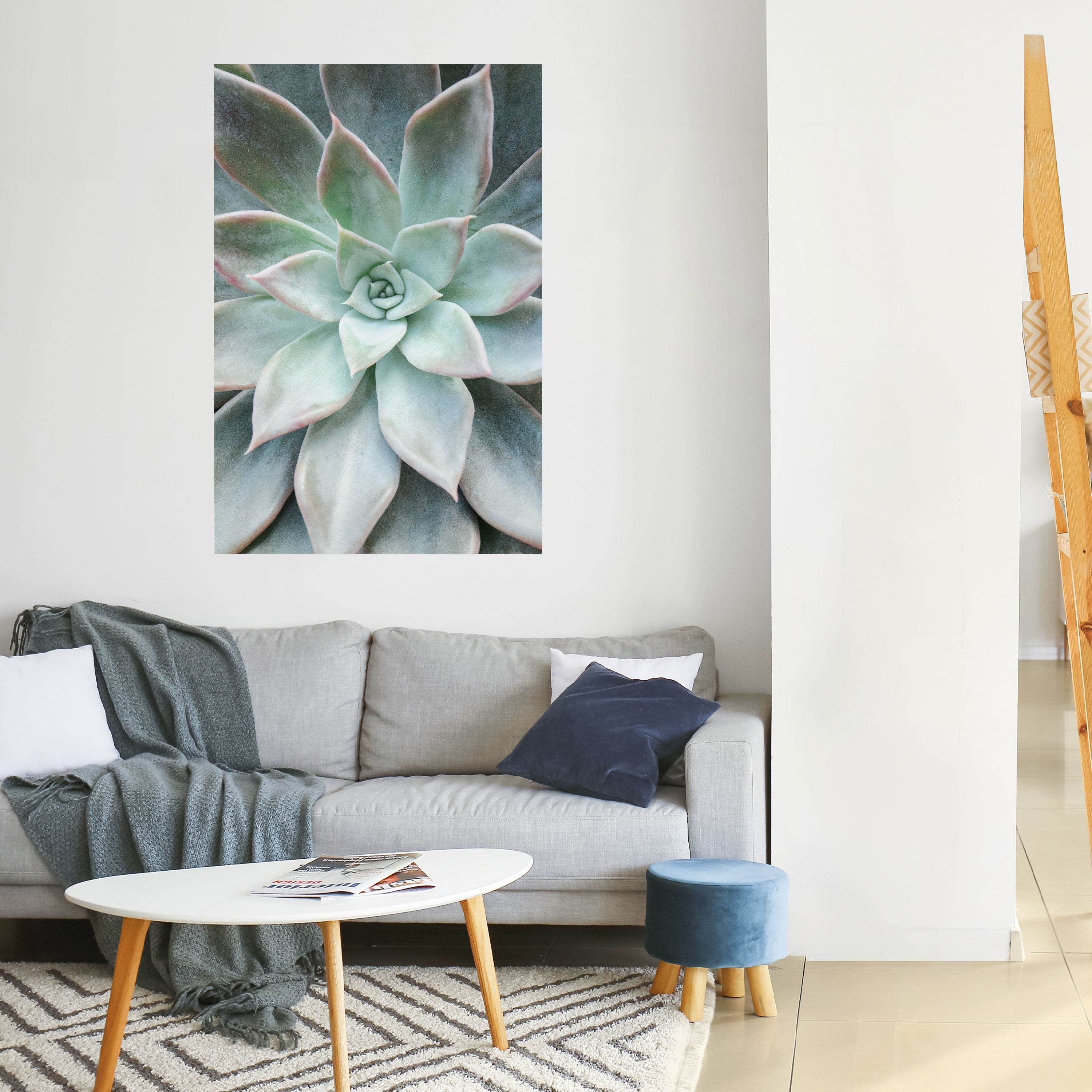 GEOMETRIC GARDEN MAGIC Vertikales Poster zum Abziehen und Aufkleben