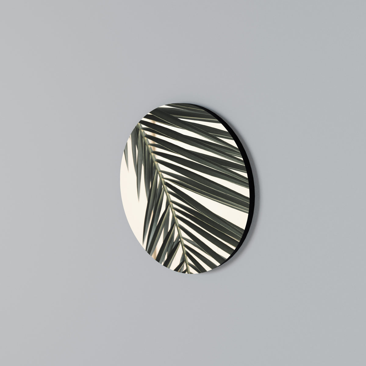 PALM SYMPHONY Round Wall Art