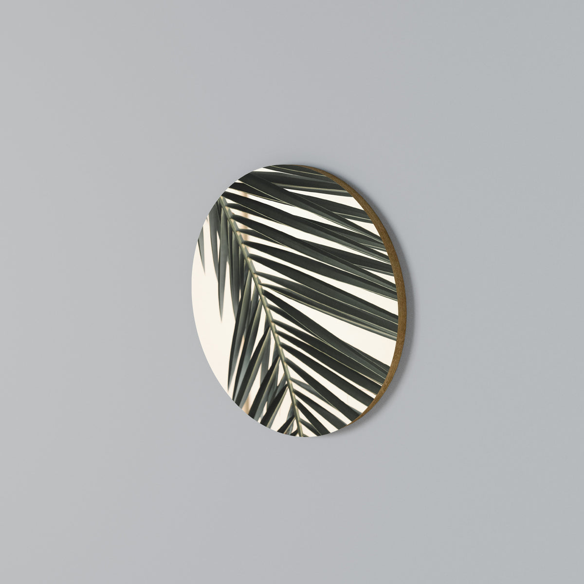 PALM SYMPHONY Round Wall Art