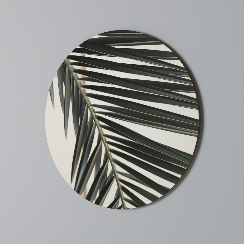PALM SYMPHONY Round Wall Art