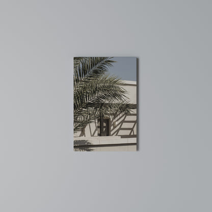 PALM SHADOW DANCE Vertical Canvas Print