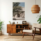 PALM SHADOW DANCE Peel and Stick Vertical Poster