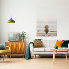 SAND AND SOLITUDE Selbstklebendes Poster - Hochformat