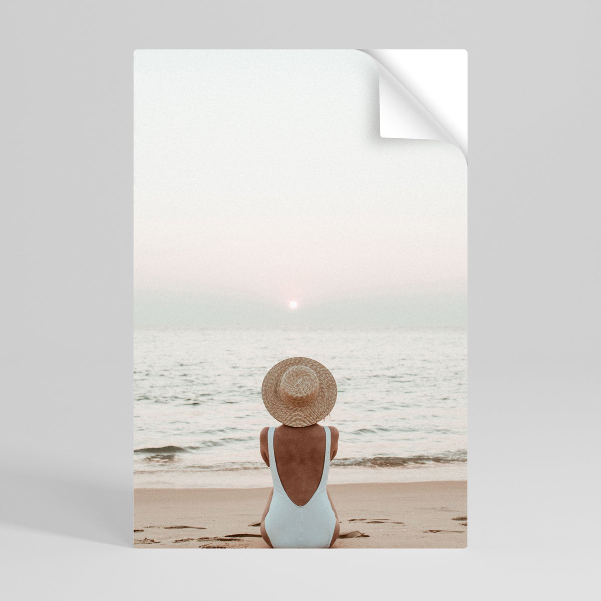 SAND AND SOLITUDE Selbstklebendes Poster - Hochformat
