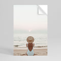 SAND AND SOLITUDE Selbstklebendes Poster - Hochformat