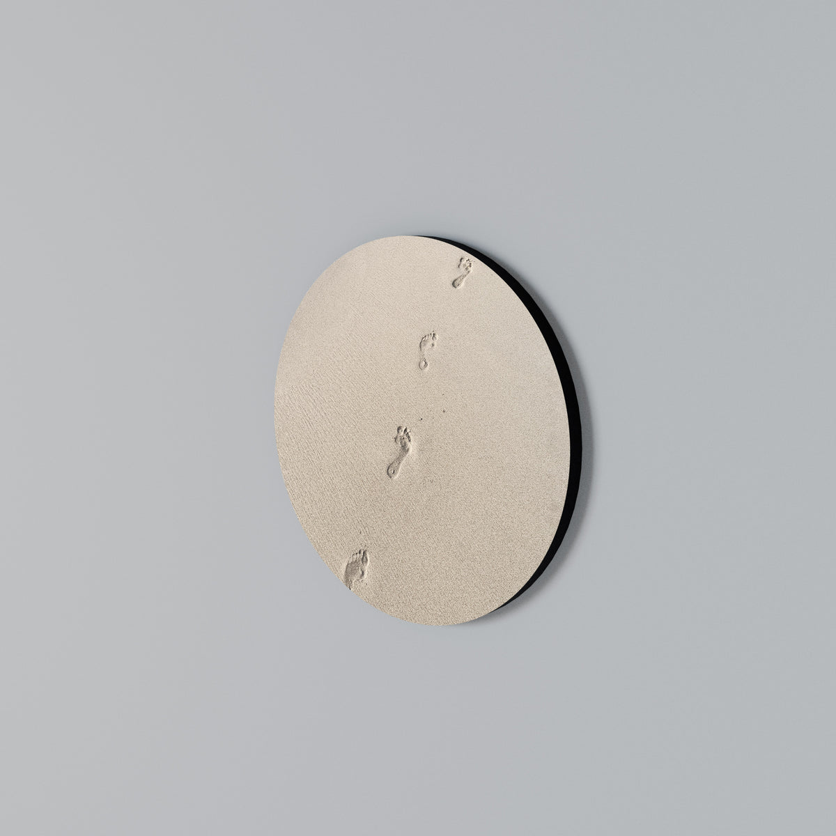 BEACH BOUND PATHWAYS Round Wall Art