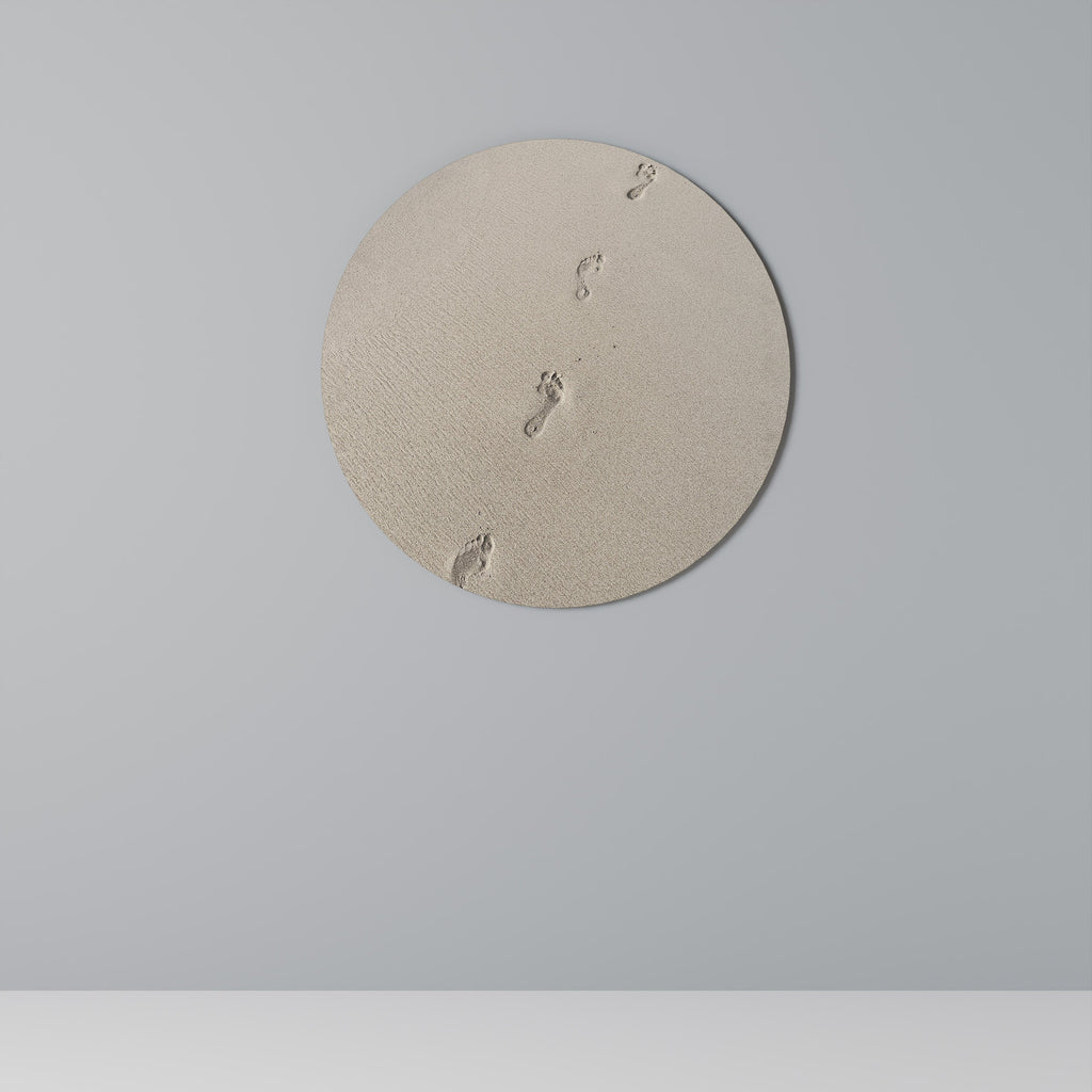 BEACH BOUND PATHWAYS Runde Wanddekoration Ø 69 cm