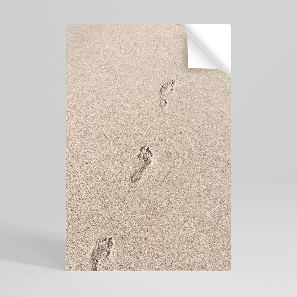 BEACH BOUND PATHWAYS Vertikales Poster zum Abziehen und Aufkleben