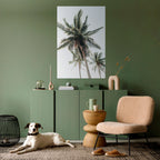 PALM PARADISE SIGHT Selbstklebendes Poster - Hochformat