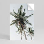 PALM PARADISE SIGHT Selbstklebendes Poster - Hochformat