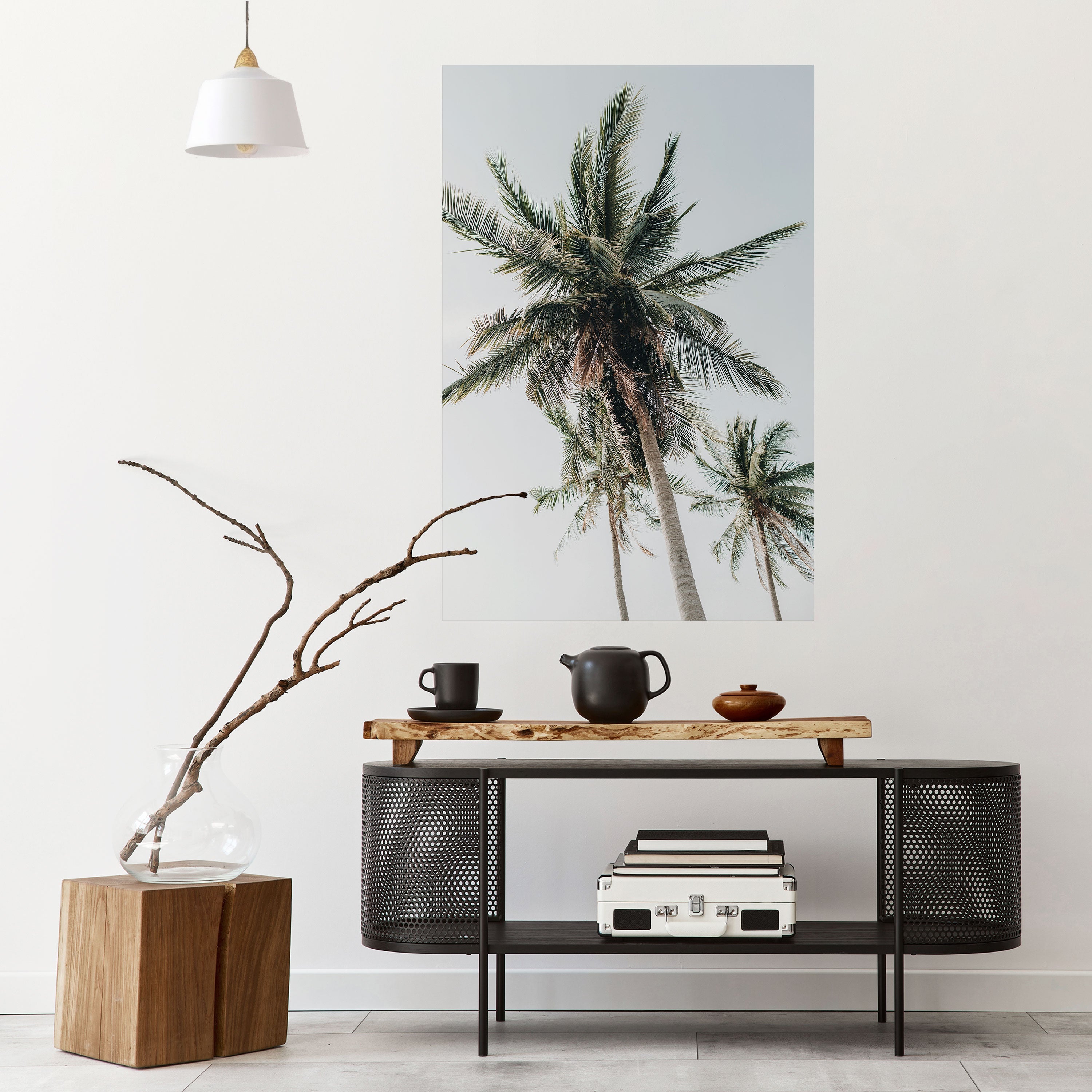PALM PARADISE SIGHT Vertikales Poster zum Abziehen und Aufkleben