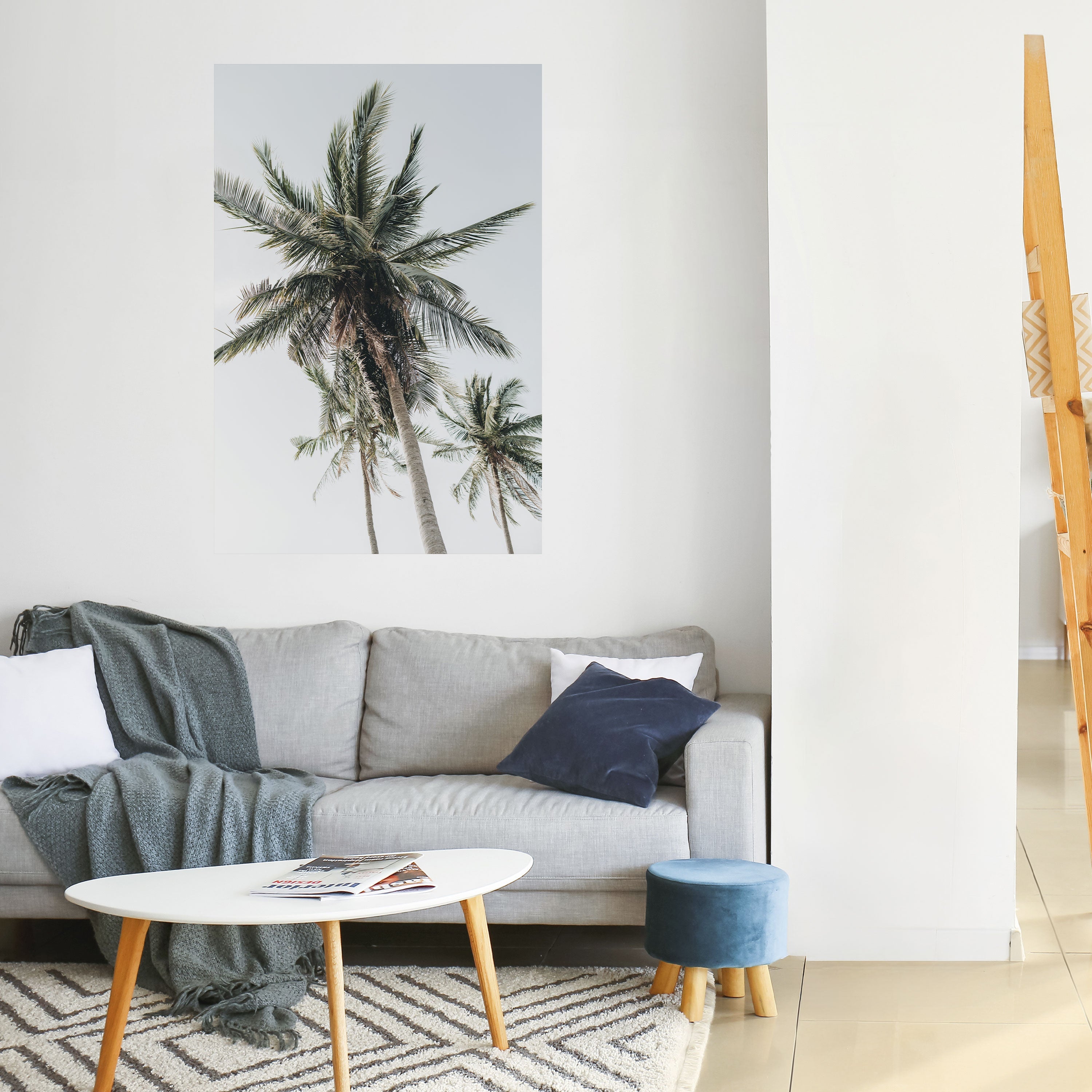 PALM PARADISE SIGHT Vertikales Poster zum Abziehen und Aufkleben
