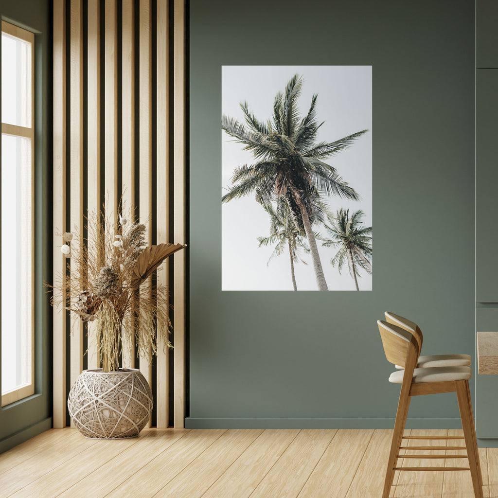 PALM PARADISE SIGHT Vertikales Poster zum Abziehen und Aufkleben