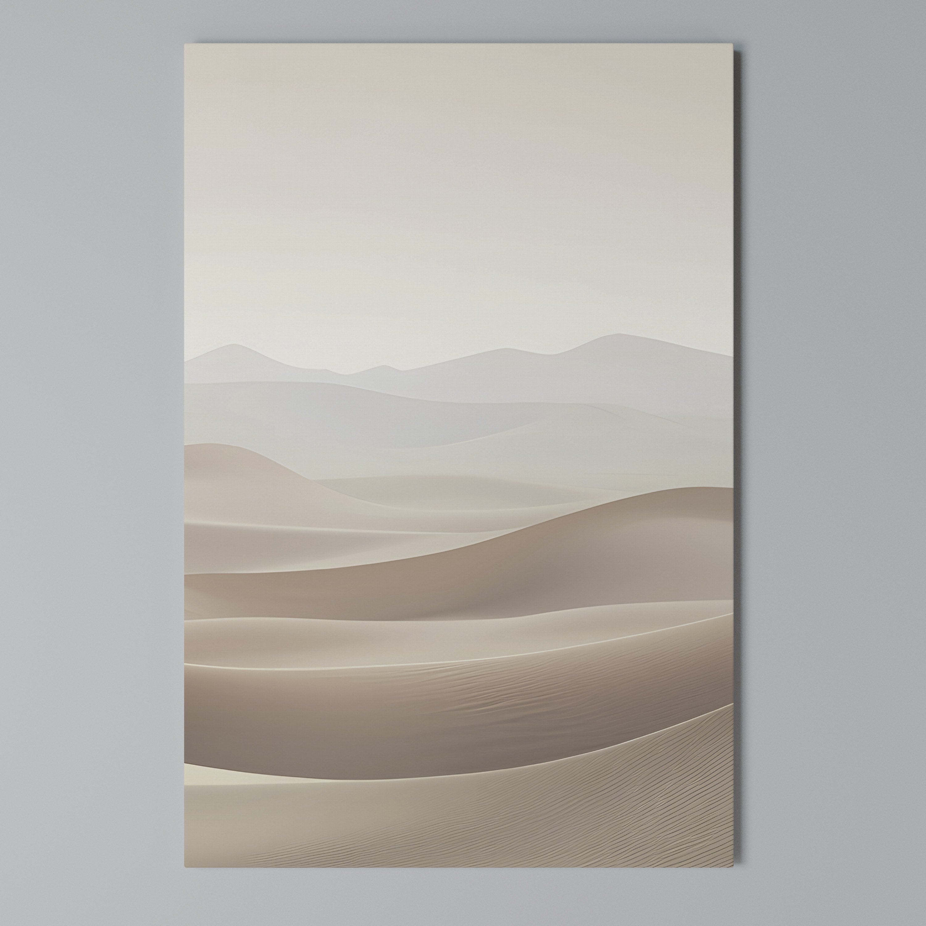 SUBTLE SANDS Vertical Canvas Print