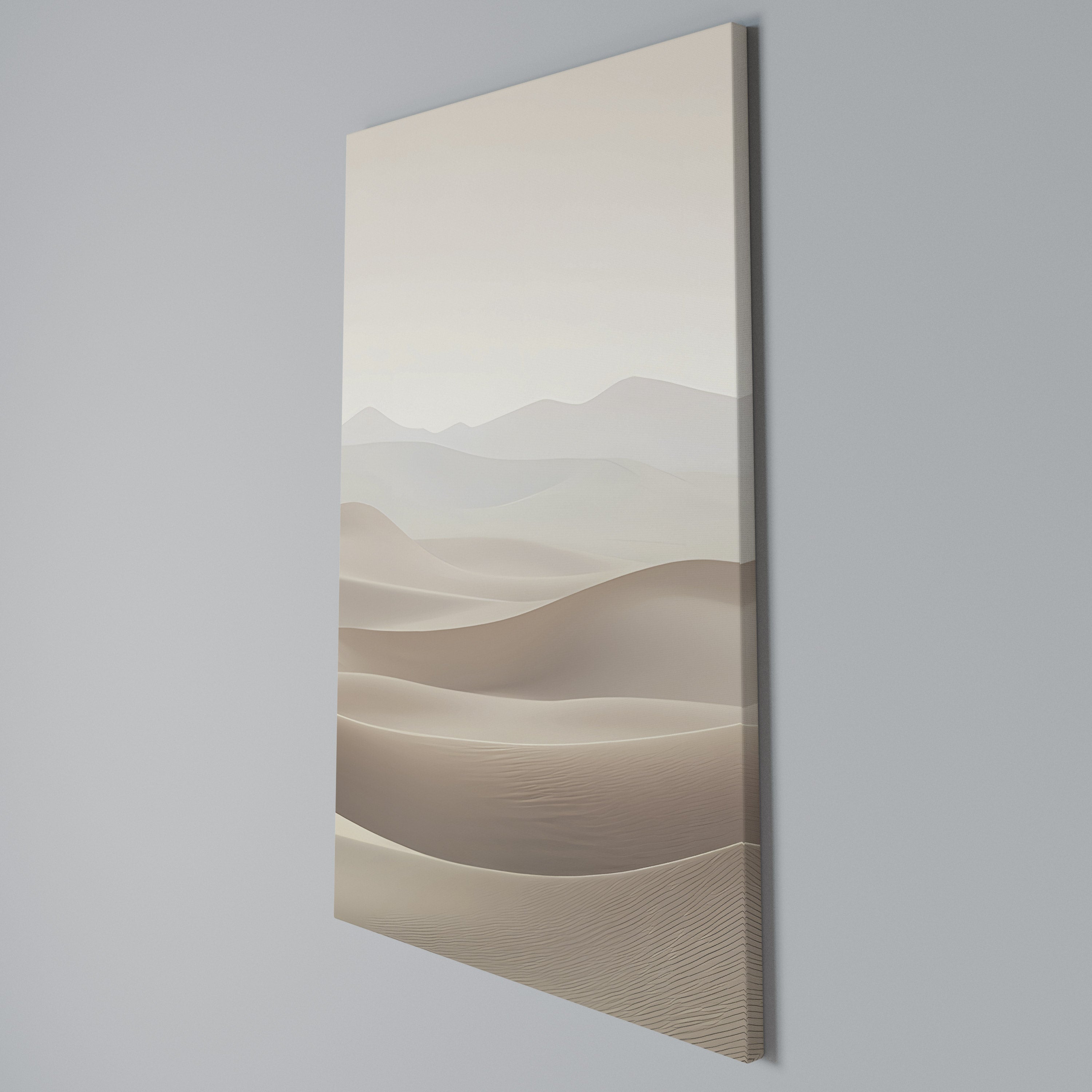 SUBTLE SANDS Vertical Canvas Print