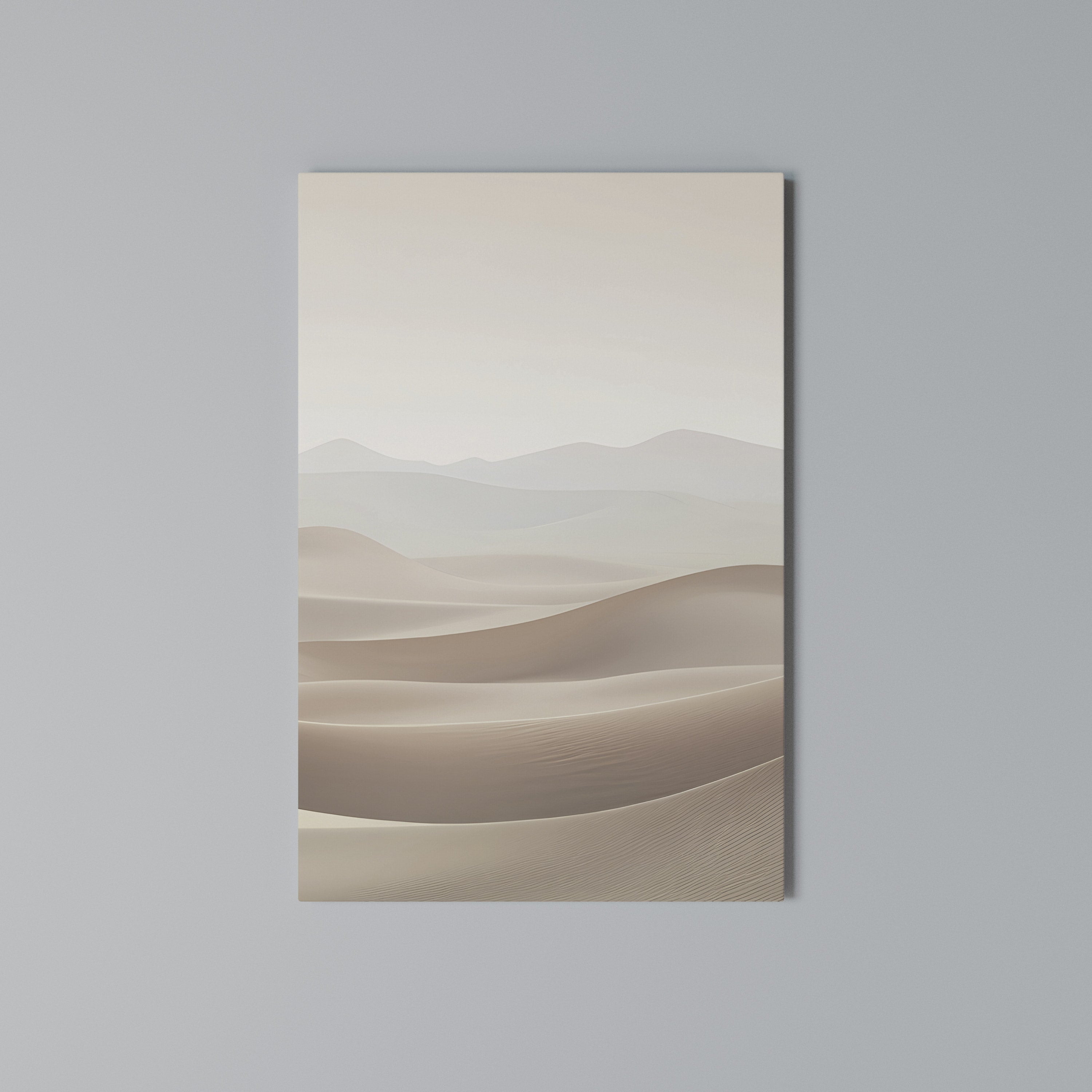 SUBTLE SANDS Vertical Canvas Print