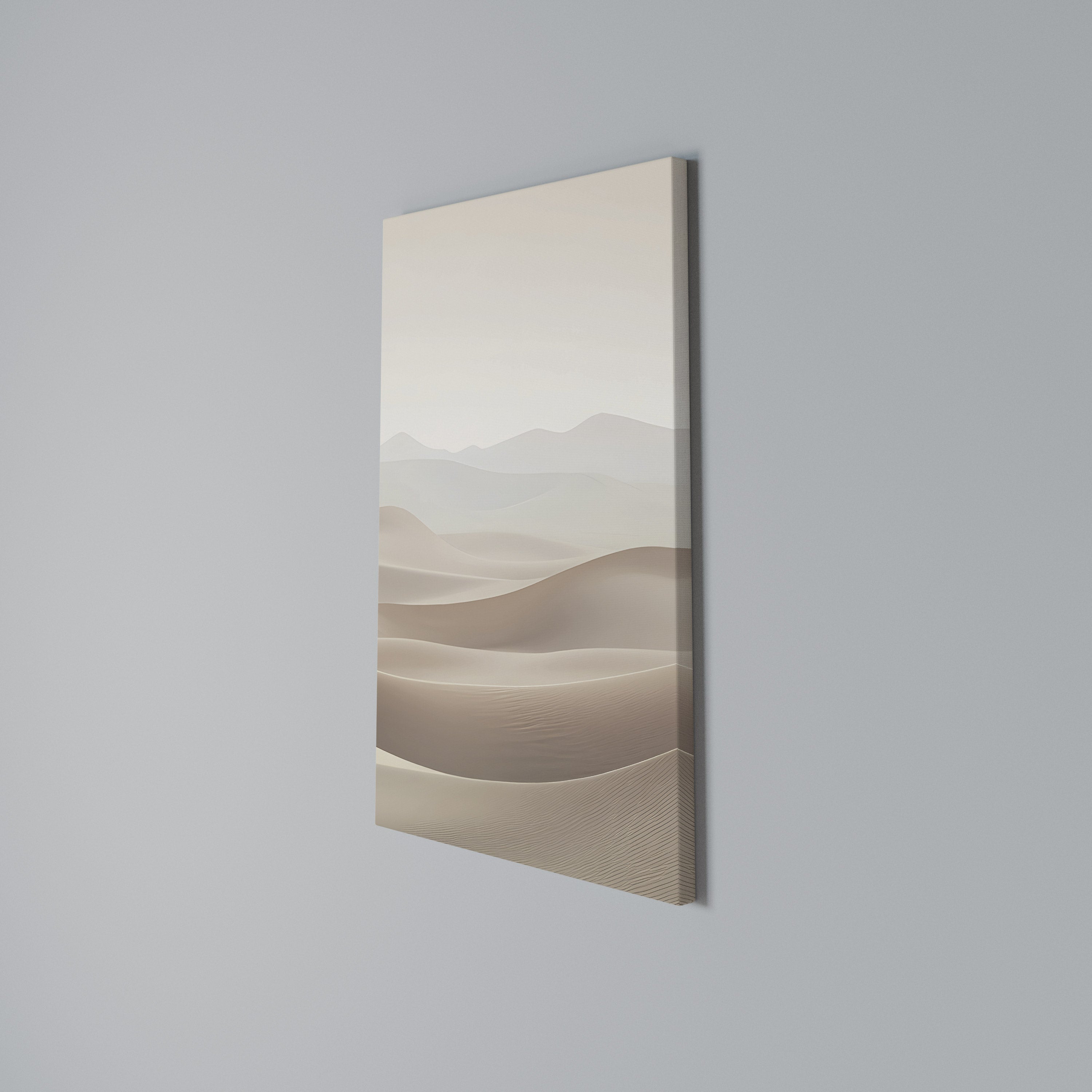 SUBTLE SANDS Vertical Canvas Print