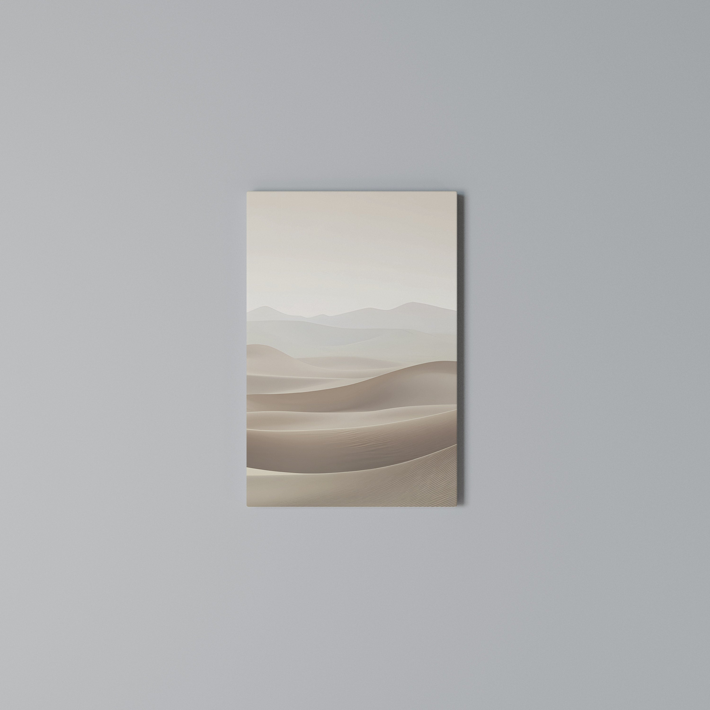 SUBTLE SANDS Vertical Canvas Print