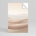 SUBTLE SANDS Selbstklebendes Poster - Hochformat