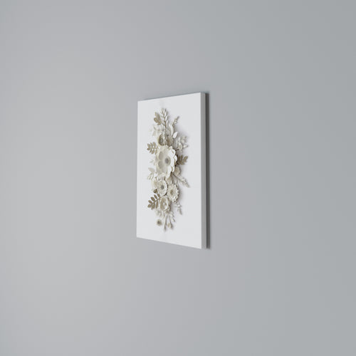 BLUSHING BOUQUET Vertical Canvas Print