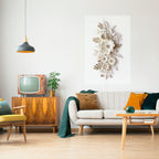 BLUSHING BOUQUET Selbstklebendes Poster - Hochformat