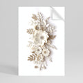 BLUSHING BOUQUET Peel and Stick Vertical Poster