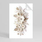 BLUSHING BOUQUET Selbstklebendes Poster - Hochformat