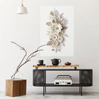 BLUSHING BOUQUET Selbstklebendes Poster - Hochformat