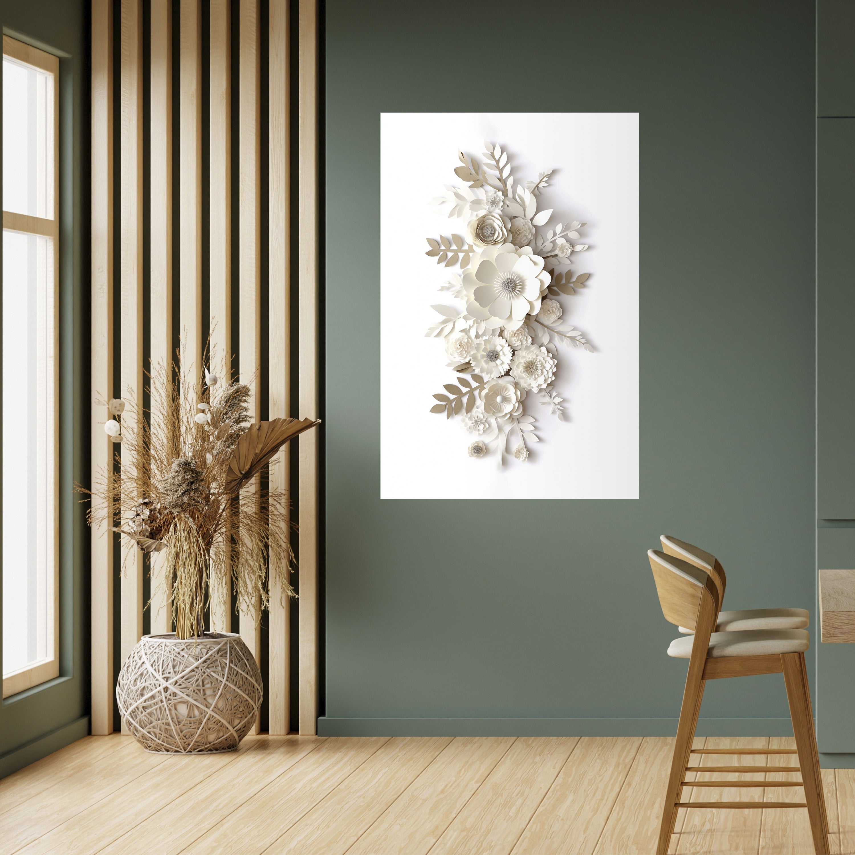 BLUSHING BOUQUET Vertikales Poster zum Abziehen und Aufkleben