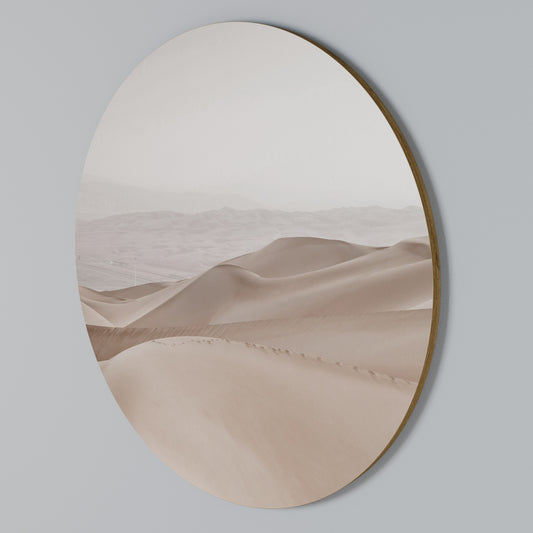 TRANQUIL TIDES Rundes Wandbild