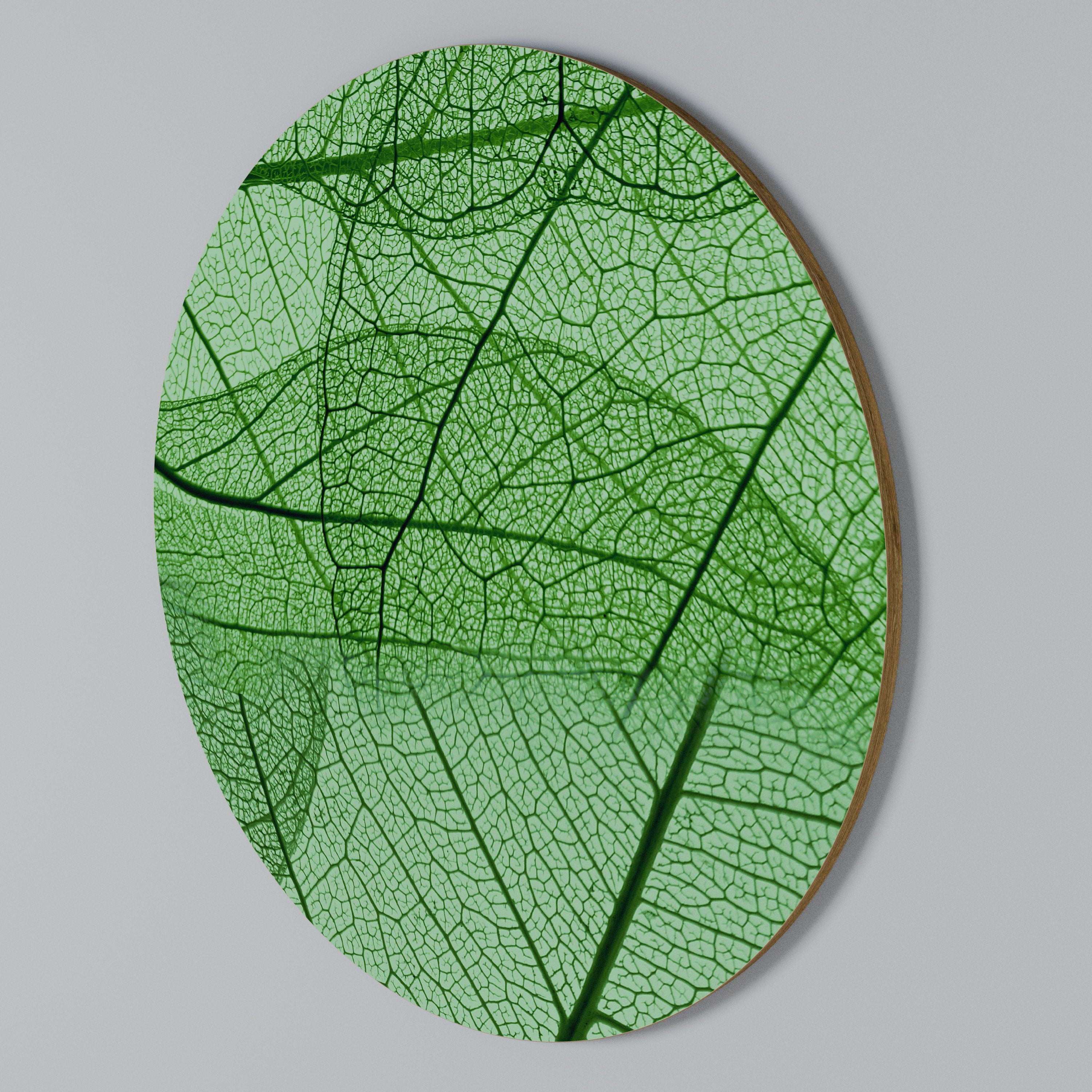 VEINS OF LIFE Round Wall Art