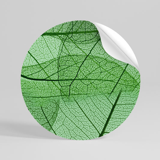 VEINS OF LIFE Peel and Stick Round Sticker
