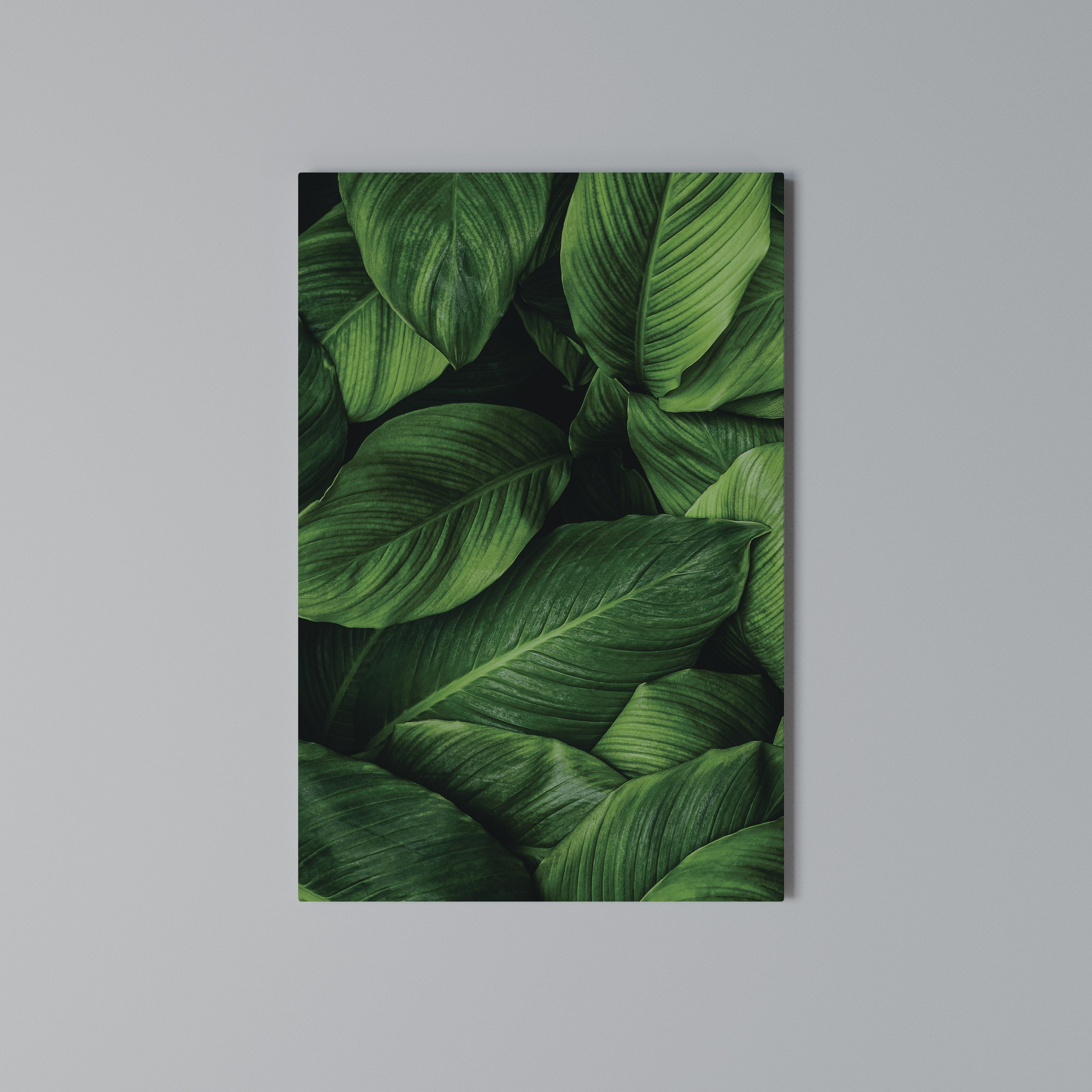 VIBRANT LEAFY EMBRACE Vertical Canvas Print